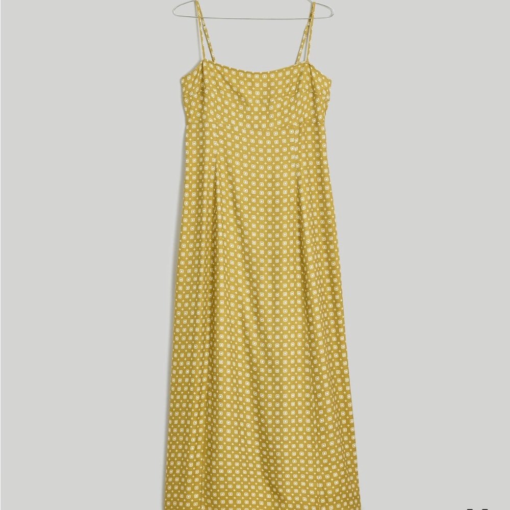 Madewell Square Neck Midi Dress